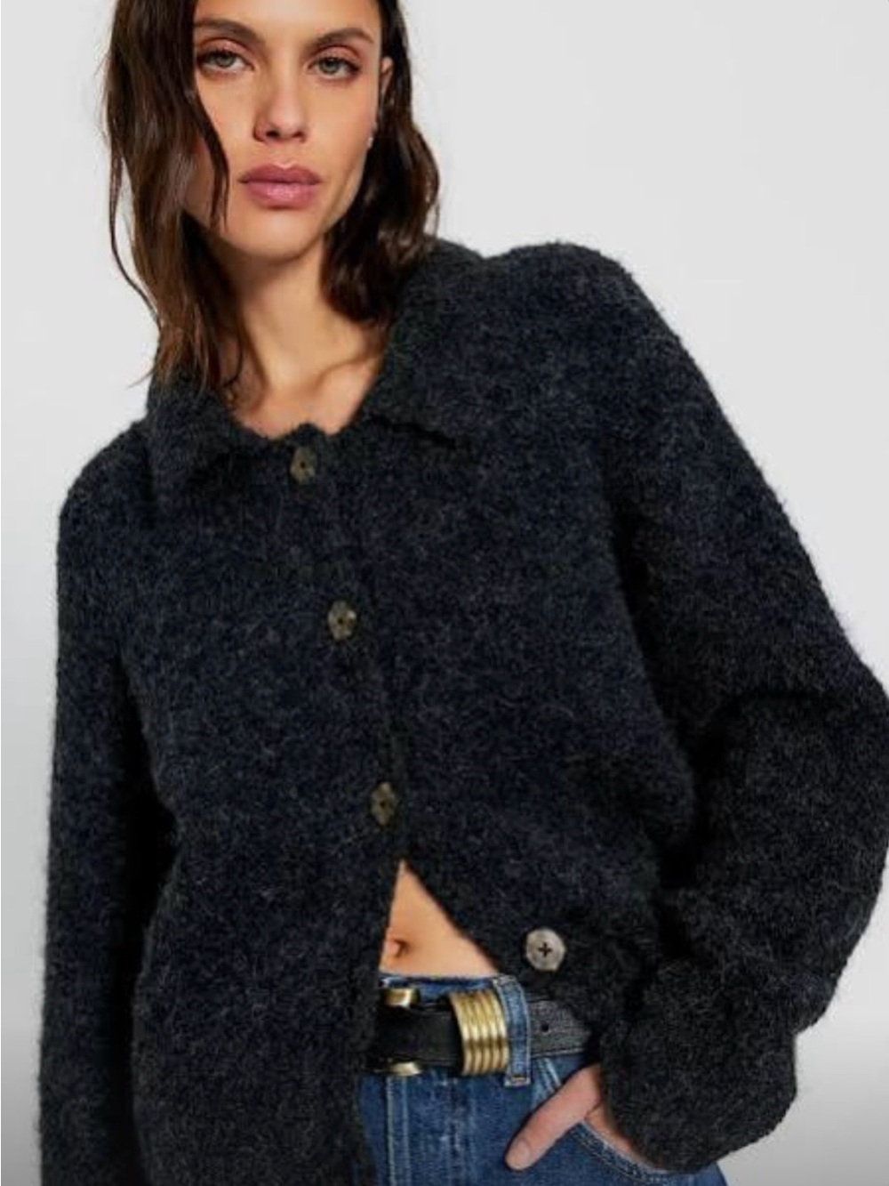 We the free open arms cardigan